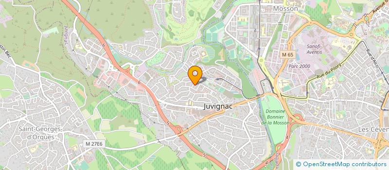 localisation de l'entreprise CHACHATS  JUVIGNAC