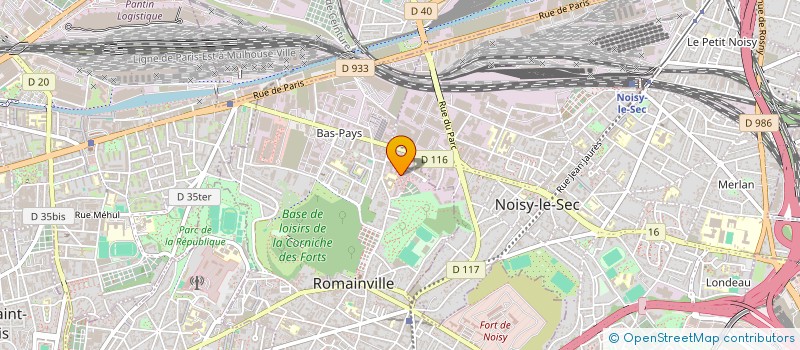 localisation de l'entreprise CHACHENGA à ROMAINVILLE