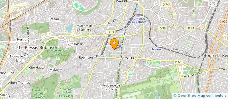 localisation de l'entreprise CHACLACA UN à SCEAUX