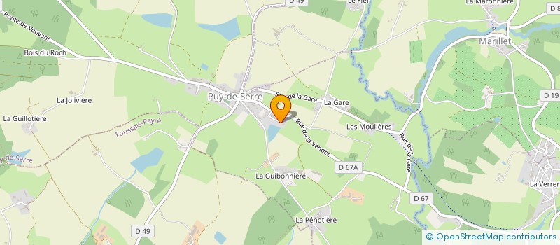 localisation de l'entreprise CHACLAMA  PUY-DE-SERRE