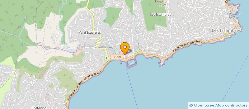 localisation de l'entreprise CHACLE à ROQUEBRUNE-SUR-ARGENS