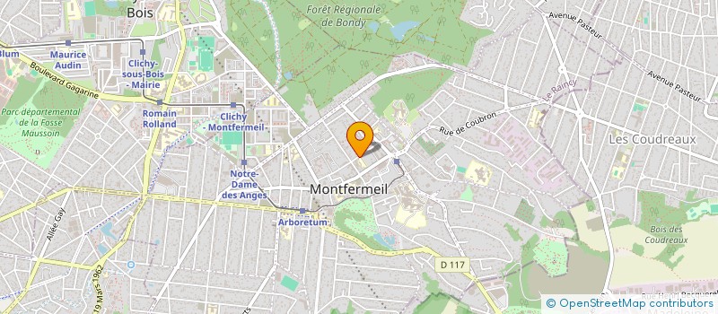localisation de l'entreprise CHACLOBOX à MONTFERMEIL