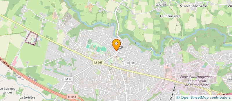 localisation de l'entreprise CHACOMA CONSEILS à SAUTRON