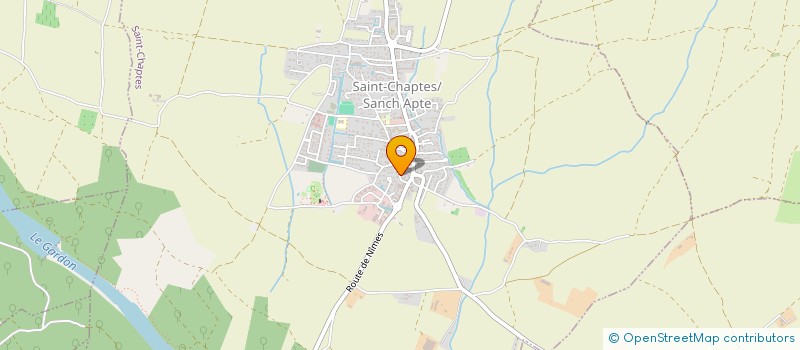 localisation de l'entreprise CHACOR  SAINT-CHAPTES