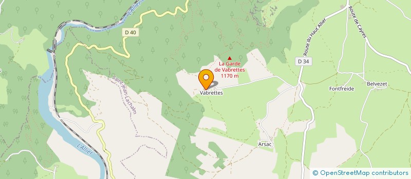 localisation de l'entreprise CHACORNAC IMMOBILIER  CAYRES