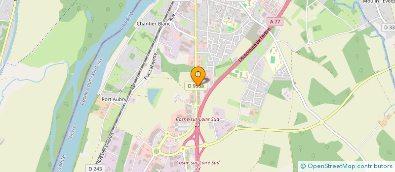 localisation de l'entreprise CHACRA COSNE à COSNE-COURS-SUR-LOIRE