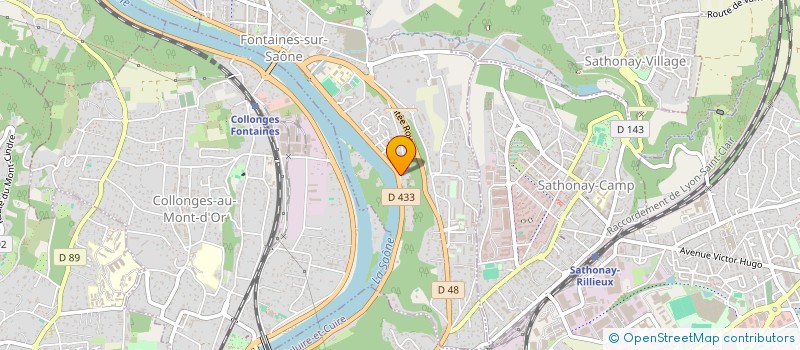 localisation de l'entreprise CHACUN CHEZ SOI  FONTAINES SUR SAONE