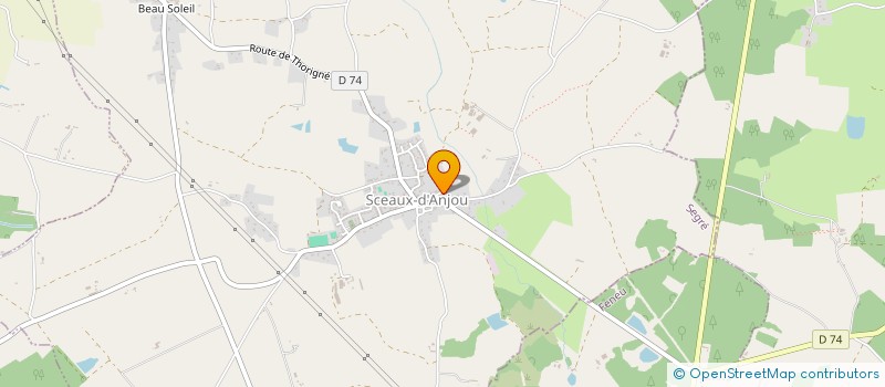 localisation de l'entreprise CHACUN SA ROUTE à SCEAUX-D'ANJOU