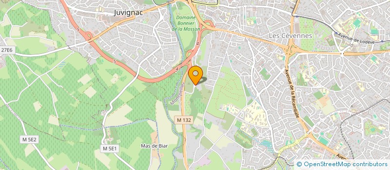 localisation de l'entreprise CHACUN SON CARROSSE à MONTPELLIER
