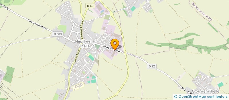 localisation de l'entreprise CHACUN SON PANIER à NEUILLY-EN-THELLE