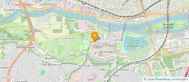 localisation de l'entreprise CHACUN SON TOURS  TOURS