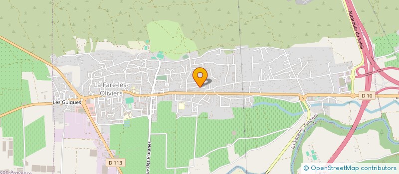 localisation de l'entreprise CHACUNDIER MANOSQUE  LA FARE-LES-OLIVIERS