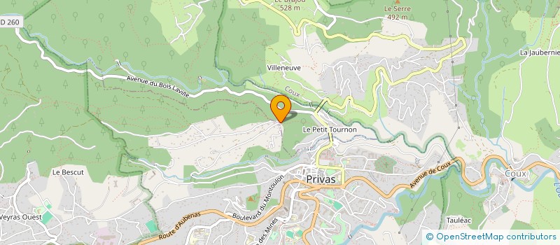 localisation de l'entreprise CHACY  LYAS