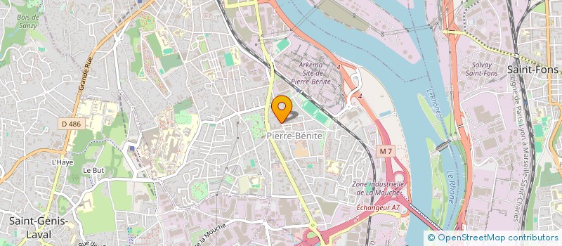 localisation de l'entreprise CHACY SHELTER  OULLINS-PIERRE-BENITE