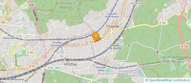 localisation de l'entreprise CHAD à CHAVILLE