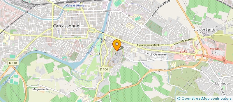 localisation de l'entreprise CHADA à CARCASSONNE