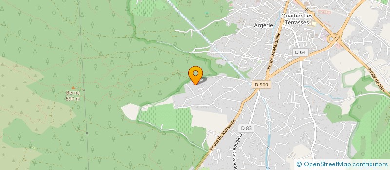 localisation de l'entreprise CHADE  ST MAXIMIN LA STE BAUME