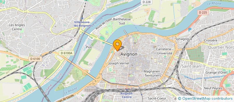 localisation de l'entreprise CHADE  AVIGNON