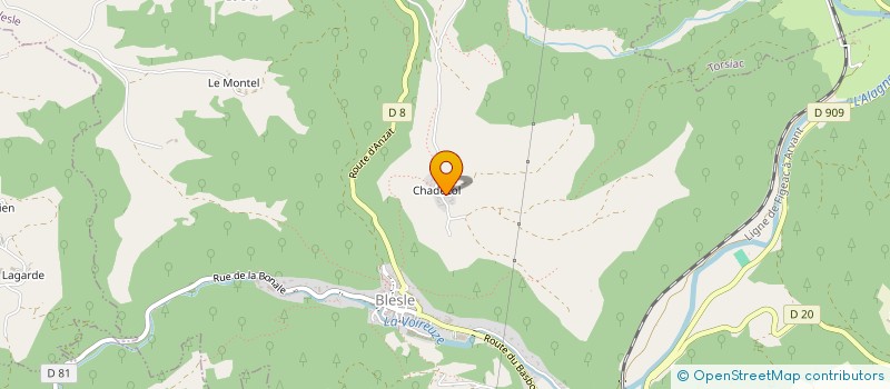 localisation de l'entreprise CHADECOL  BLESLE
