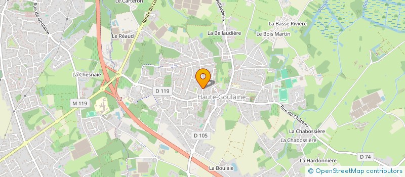 localisation de l'entreprise CHADEL  HAUTE-GOULAINE