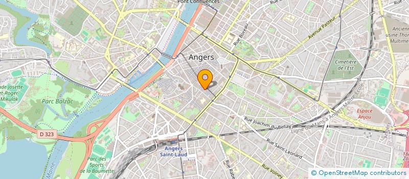 localisation de l'entreprise CHADEL  ANGERS