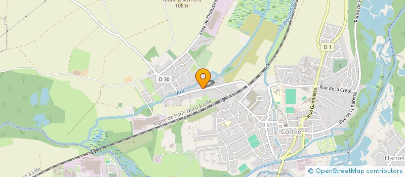 localisation de l'entreprise CHADEL  GENTELLES