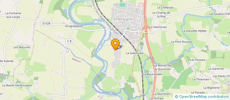 localisation de l'entreprise CHADEM  CHEVAIGNE