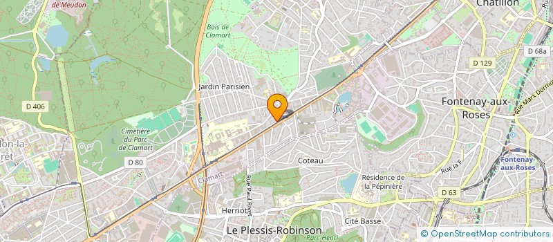 localisation de l'entreprise CHADEMAT à CLAMART