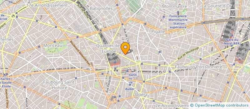 localisation de l'entreprise CHADENAT & ASSOCIES S.A.R.L.  PARIS