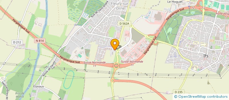 localisation de l'entreprise CHADEOL  FLEURY-SUR-ORNE