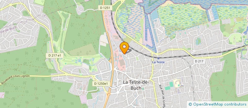 localisation de l'entreprise CHADES à LA TESTE-DE-BUCH