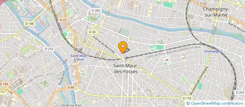 localisation de l'entreprise CHADES à SAINT-MAUR-DES-FOSSES