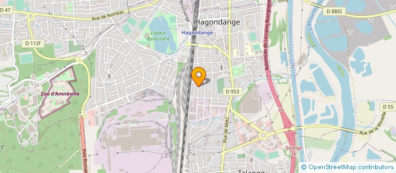 localisation de l'entreprise CHADES IMMO  HAGONDANGE