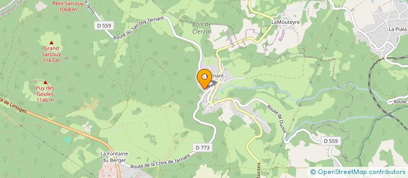 localisation de l'entreprise CHADEYRAS HABITAT  ORCINES