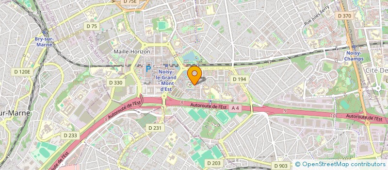 localisation de l'entreprise CHADI  NOISY-LE-GRAND