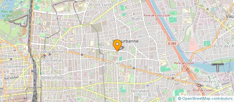 localisation de l'entreprise CHADIM INTERNATIONAL à VILLEURBANNE