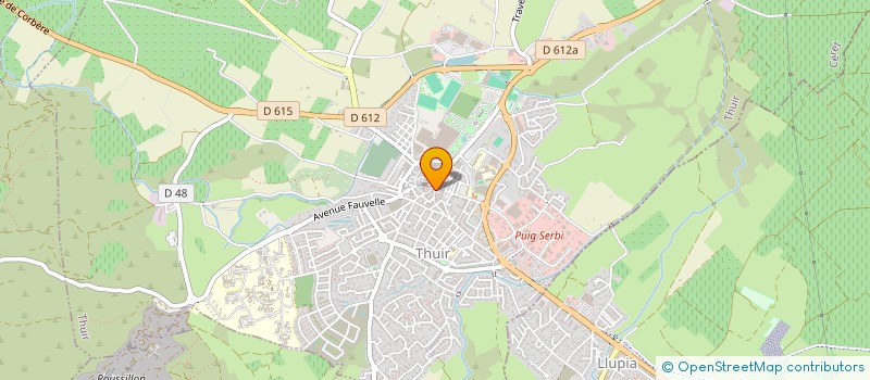 localisation de l'entreprise CHADO  THUIR