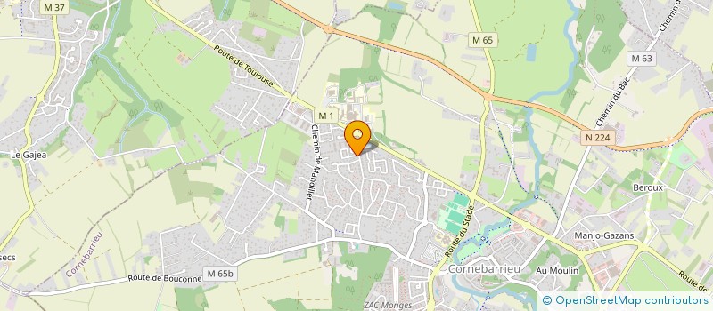 localisation de l'entreprise CHADOLIA IMMOBILIER  CORNEBARRIEU