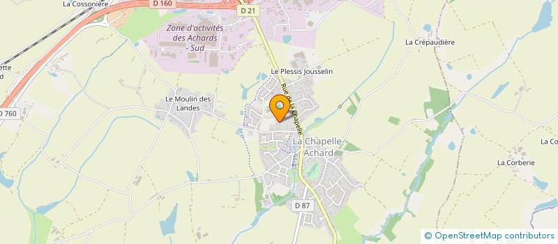 localisation de l'entreprise CHADON IMMOBILIER  LES ACHARDS