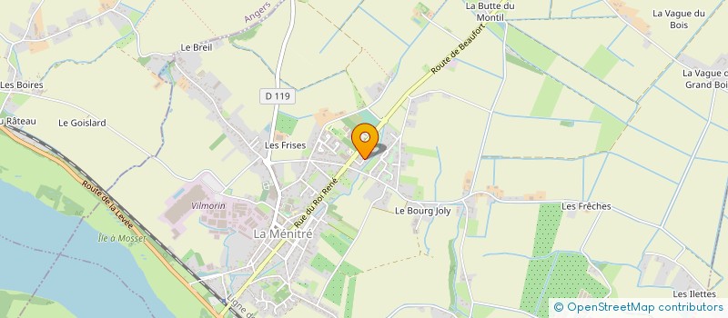 localisation de l'entreprise CHADOUPI  LA MENITRE