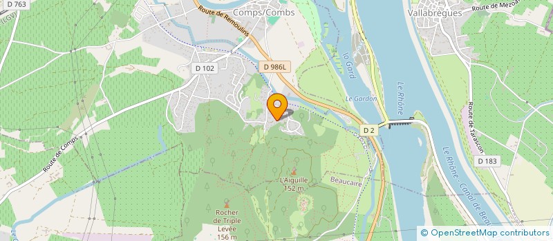 localisation de l'entreprise CHADOVIC  COMPS