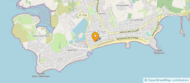 localisation de l'entreprise CHADRI  CARNAC