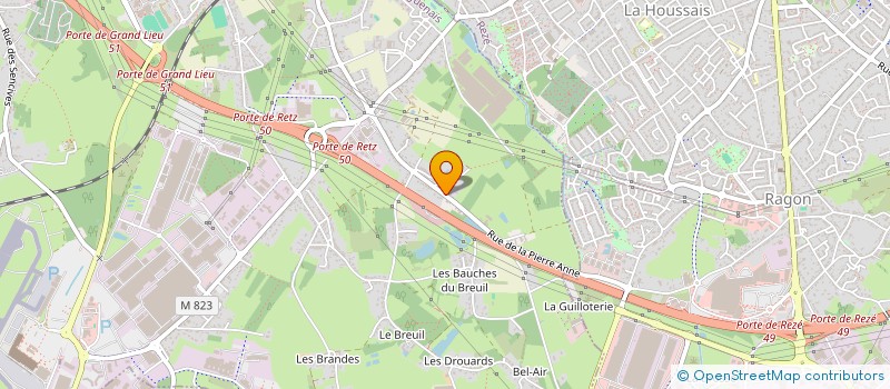 localisation de l'entreprise CHADRIEN à BOUGUENAIS