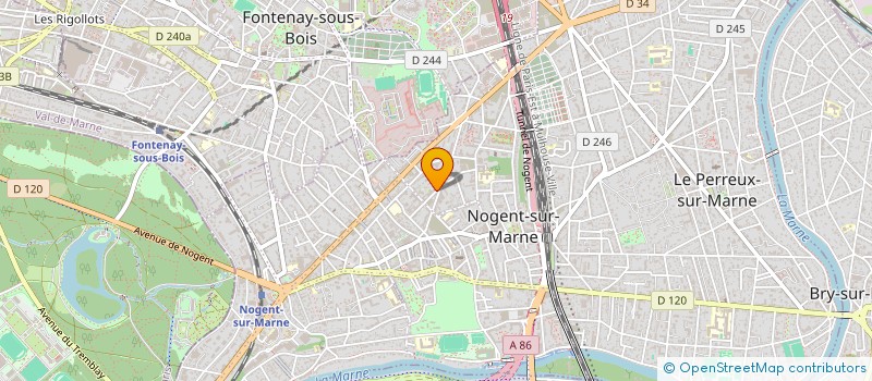 localisation de l'entreprise CHADUC SOCIETE CIVILE à NOGENT-SUR-MARNE