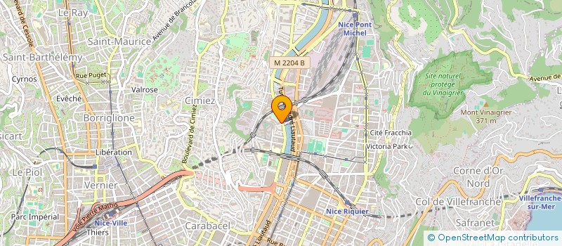 localisation de l'entreprise CHADUC TRANSPORTS URGENTS à NICE