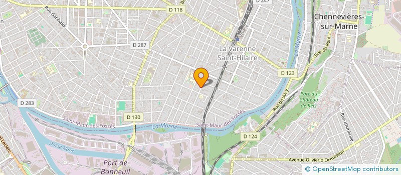 localisation de l'entreprise CHADUTEAU IMMO à SAINT-MAUR-DES-FOSSES