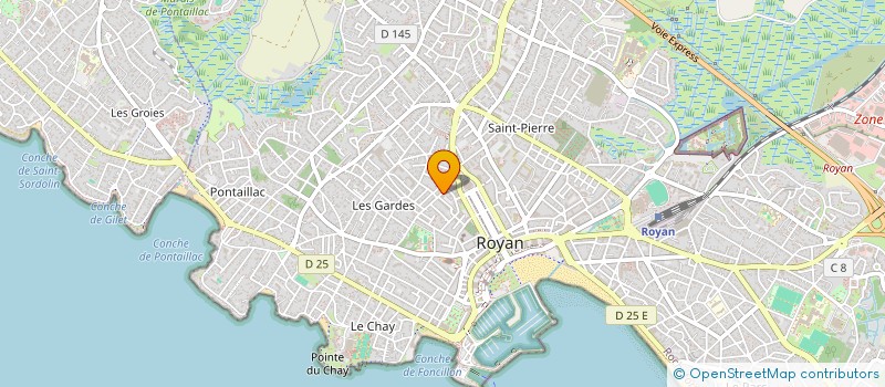 localisation de l'entreprise CHADUTEAUD  ROYAN