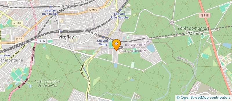 localisation de l'entreprise CHAE  VELIZY-VILLACOUBLAY