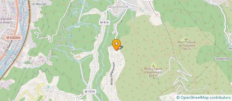 localisation de l'entreprise CHAE  ASPREMONT