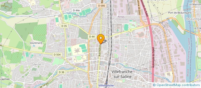 localisation de l'entreprise CHAFALAGA à VILLEFRANCHE-SUR-SAONE